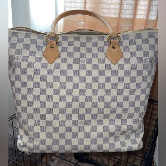 Authentic Louis Vuitton Damier Azur Saleya GM - Picture 1 of 11